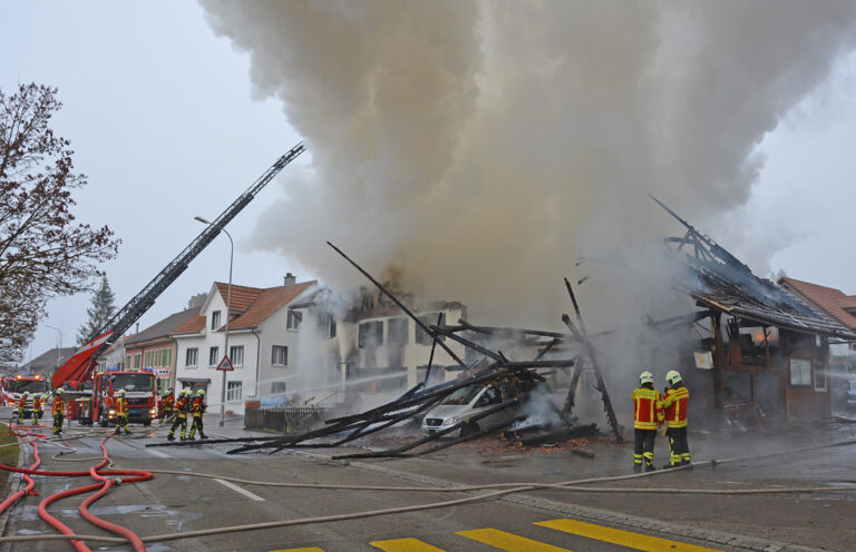 Guntershausen Bei Aadorf TG Grosser Sachschaden Nach Brand Polizei News