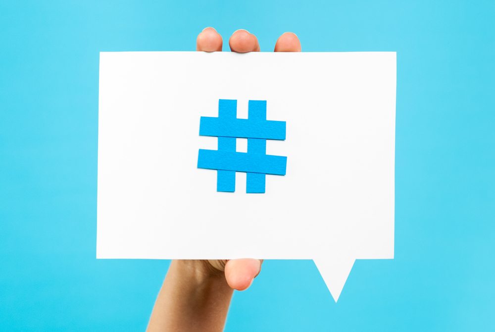 Hashtags sind zwar in aller Munde, aber viel zu wenige Nutzer sind sich bewusst, wie man den Hashtag richtig wählt. (Bild: Gonzalo Aragon / Shutterstock.com)