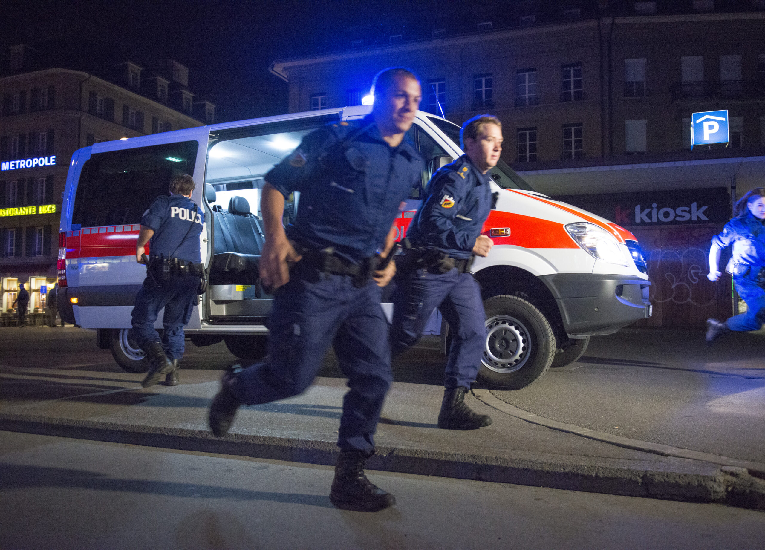 Im Notfall sind die Mitarbeitenden der Polizei in Bern sofort für die Bevölkerung im Einsatz. (Bildquelle: Kapo Bern)