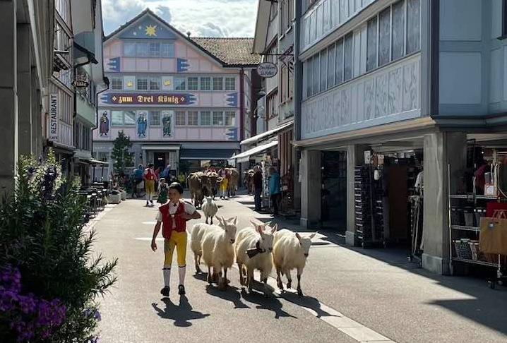 Hauptort Appenzell: Alpabfahrt