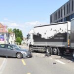 Amriswil TG: Bei Kollision mit LKW verletzt