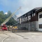 Hefenhofen TG: Grossbrand in Lagerhalle