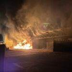 Kleindöttingen AG: Brand eines Holzschnitzellagers im Industriegebiet