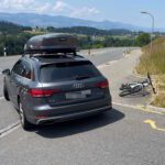 St. Gallenkappel SG: Zusammenprall zwischen E-Bike und Auto