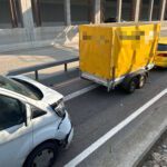 Stadt St.Gallen SG / Autobahn A1: Kollision zwischen Auto und Lieferwagen