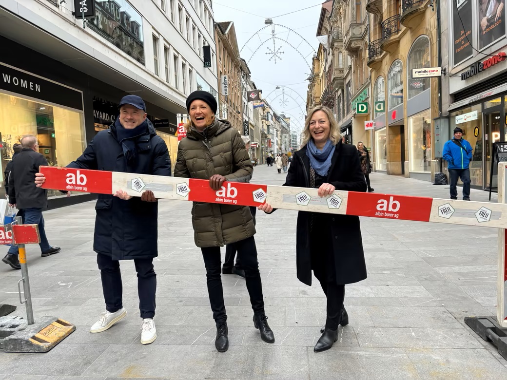 Stadt-Basel-Bauabschluss-f-r-die-Erneuerung-der-Freien-Strasse