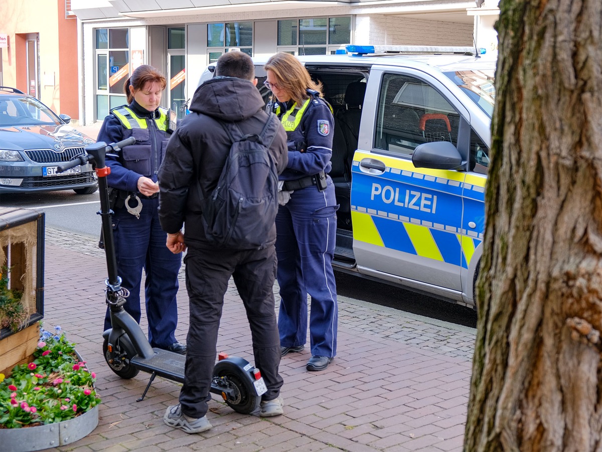 Gütersloh, Nordrhein-Westfalen: Polizei ahndet zahlreiche Verstöße in Innenstadt