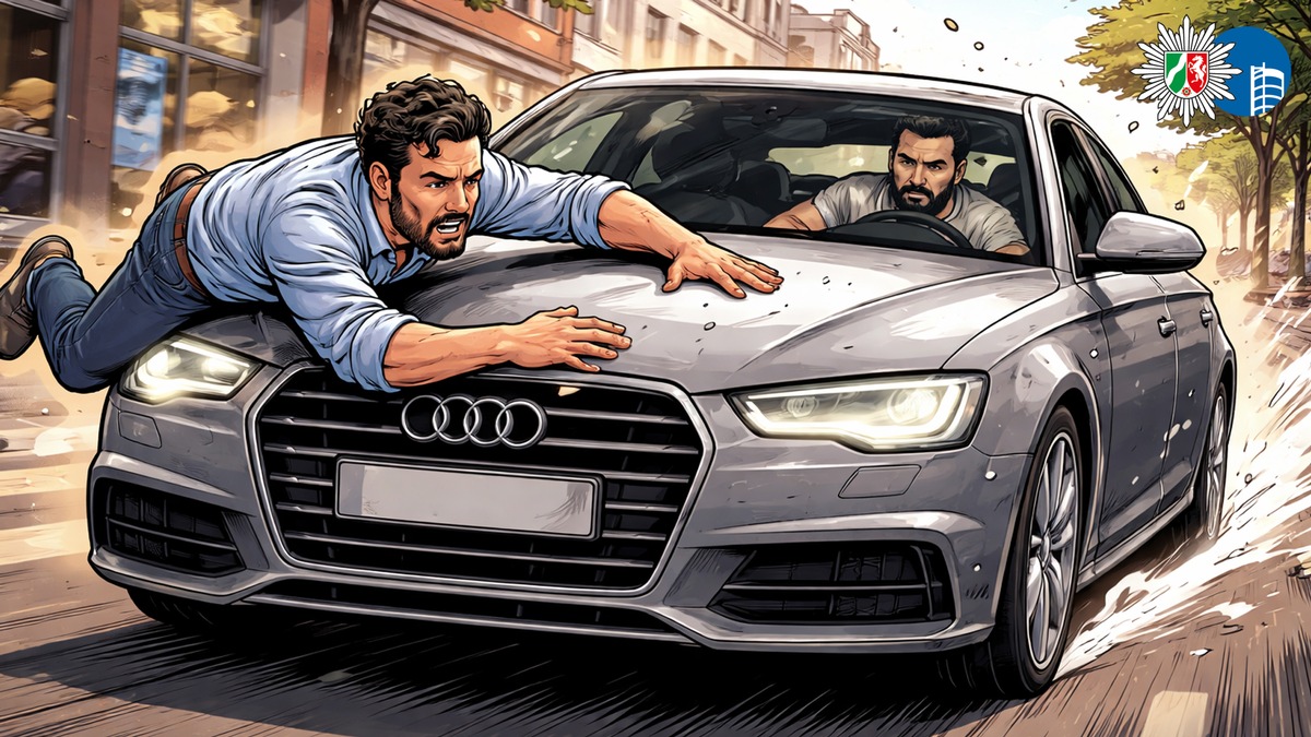 Oberhausen, Nordrhein-Westfalen: Räuberischer Diebstahl in Juweliergeschäft