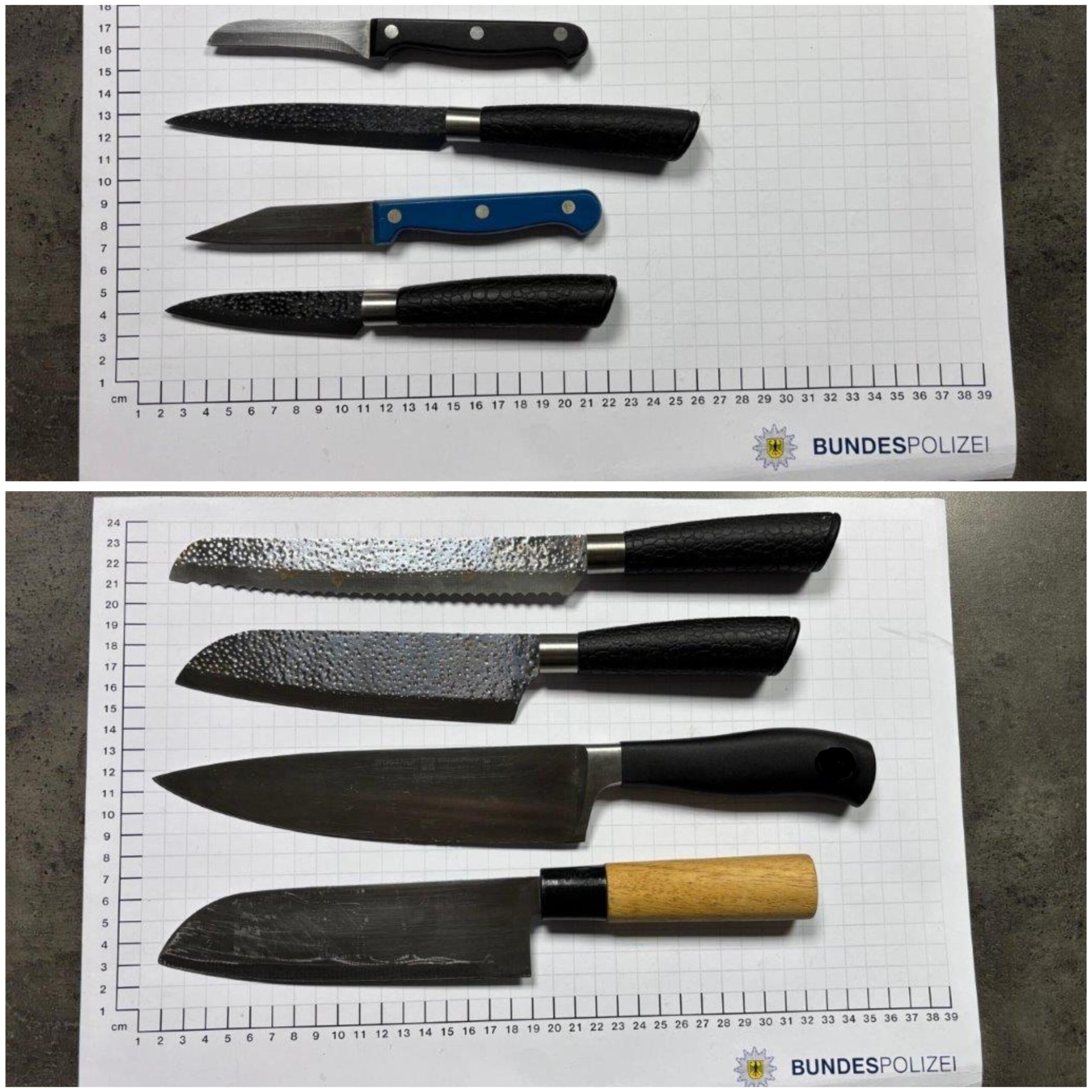 Dortmund, NRW: Kontrolle im Bahnhof – Betrunkener mit acht Messern gestoppt