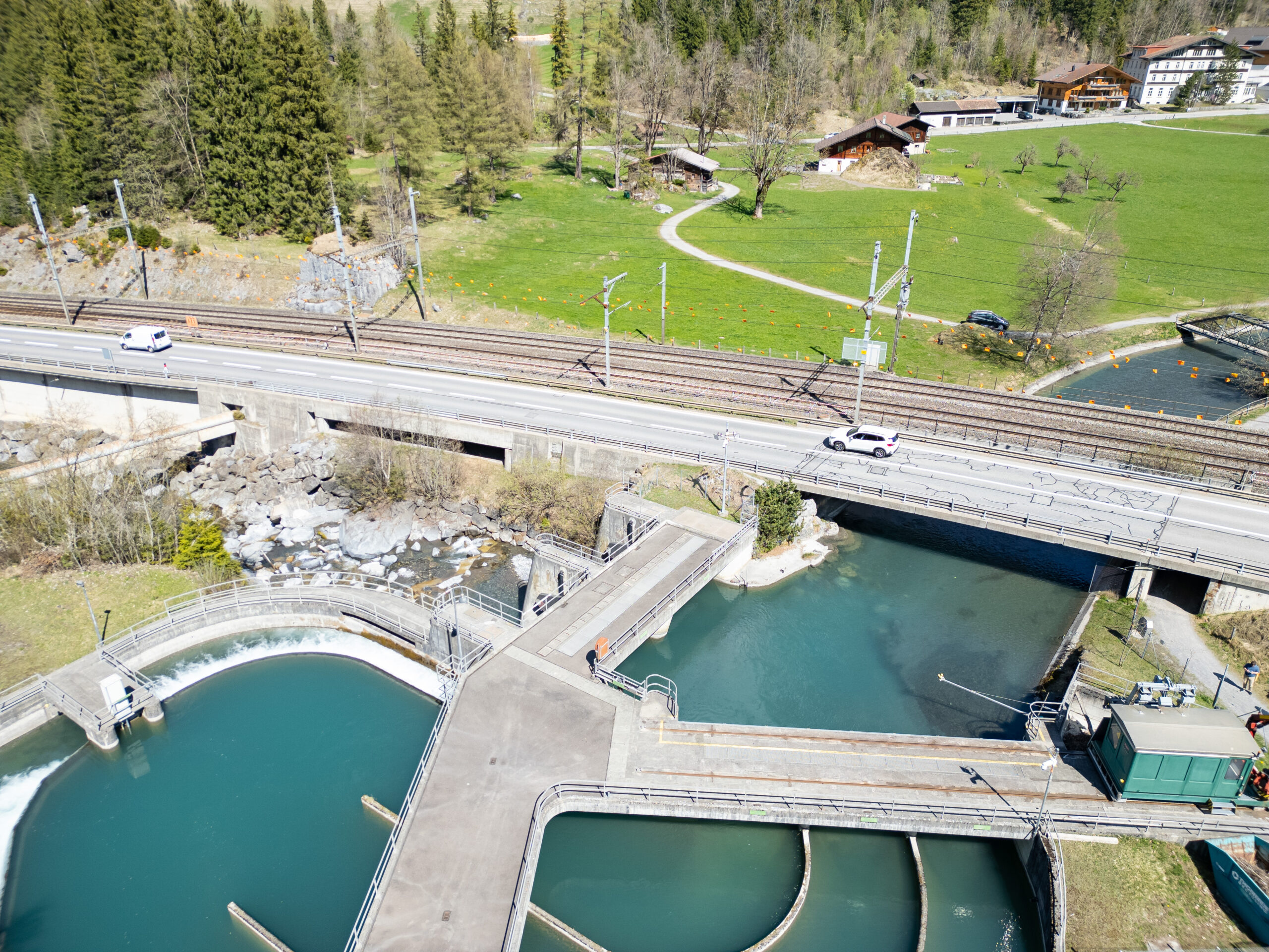 Kandersteg BE: Bauarbeiten auf A6 – Brücken werden saniert, Verkehr eingeschränkt