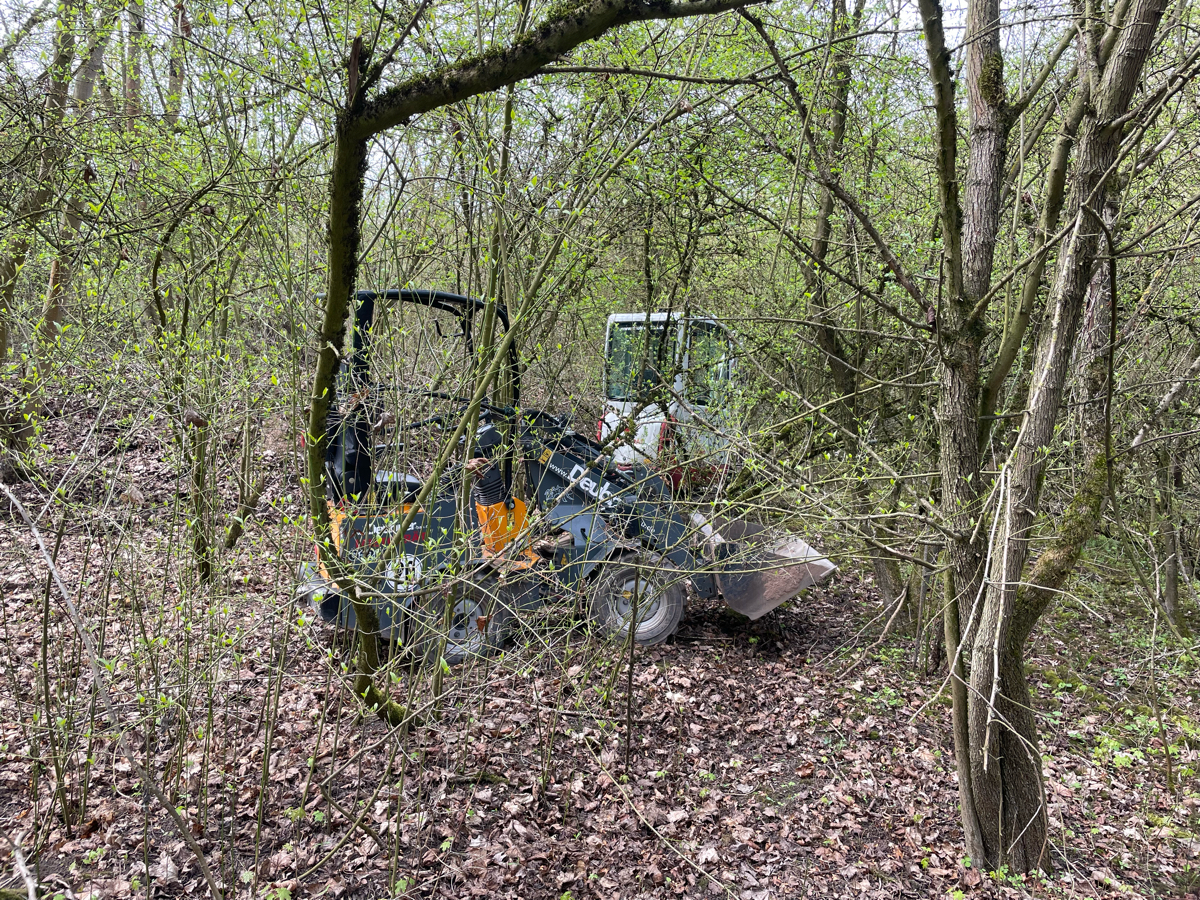 Nordhausen, Thüringen: Unbekannte rasen mit Baumaschinen um Forellensee – bizarre Spur