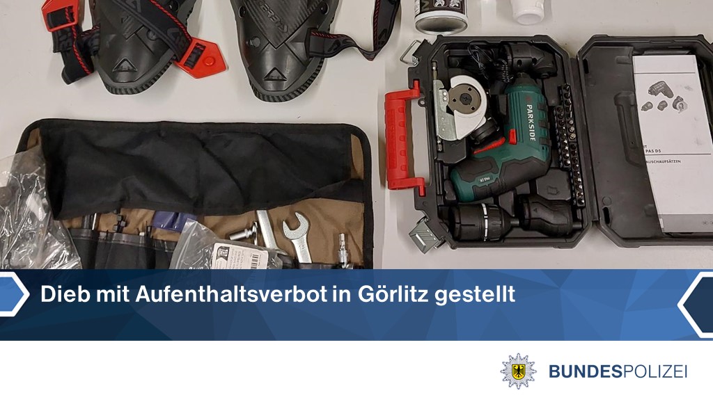 Görlitz, Sachsen: Polizei stellt Dieb nach Einbruch mit Beute auf Straße