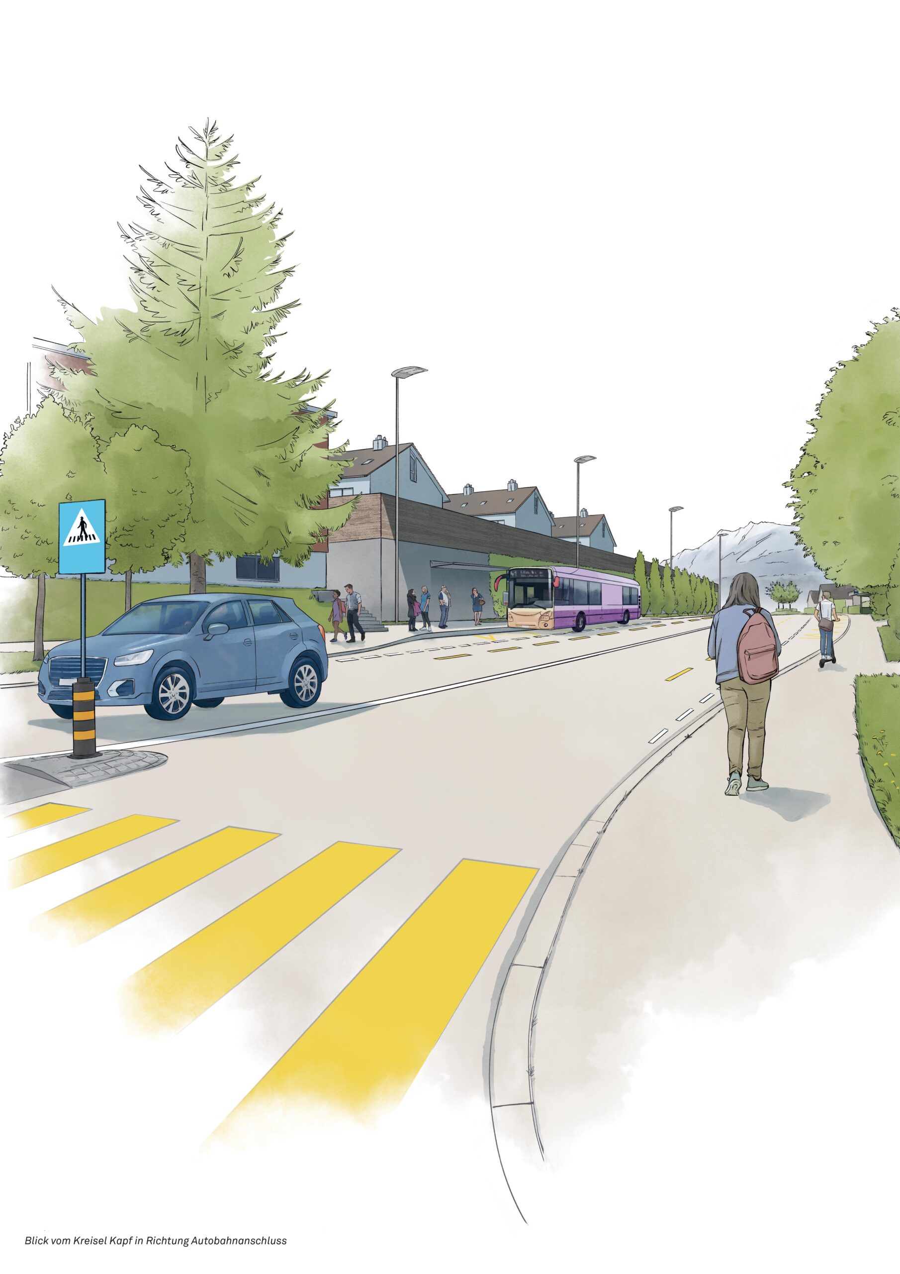 Emmenbrücke LU: Mehr Platz für Bus und Velo – Strasse wird verkehrsgerecht umgebaut