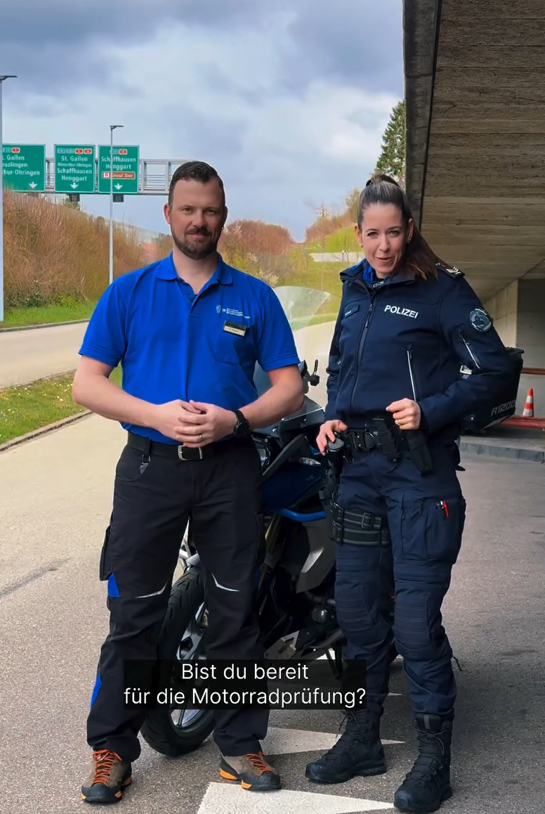 Uster ZH: Fit für die Töff-Prüfung? Stadtpolizei mit klaren Checkpunkten