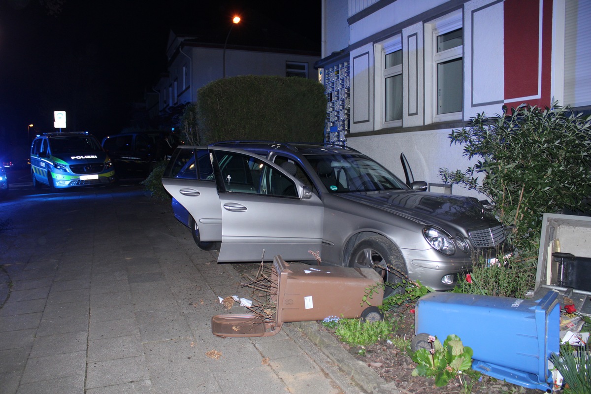 Essen, Nordrhein-Westfalen: Gestohlener Mercedes nach Flucht sichergestellt