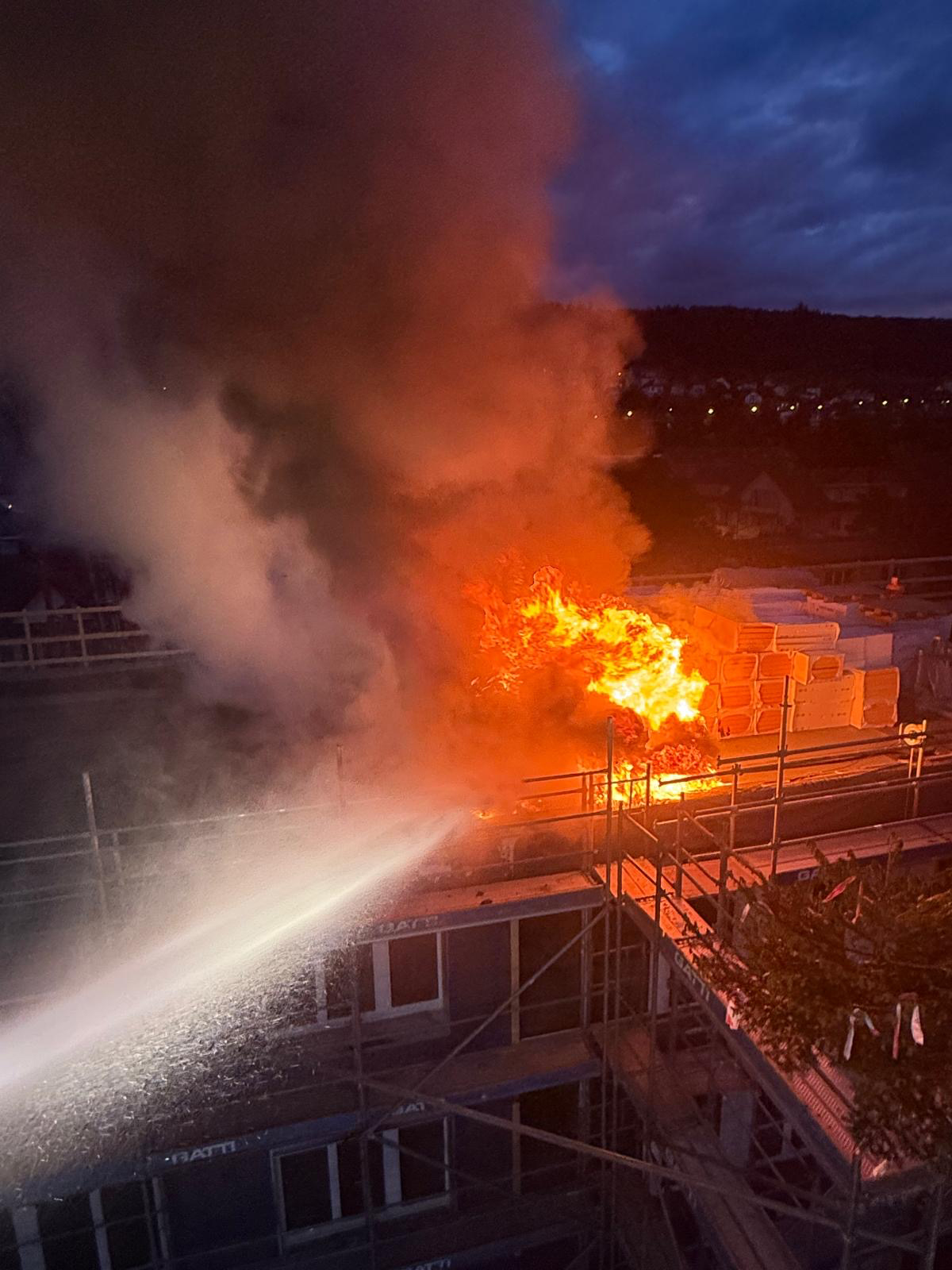 Biel BE: Mann nach Brand auf Baustelle wegen Brandstiftung festgenommen