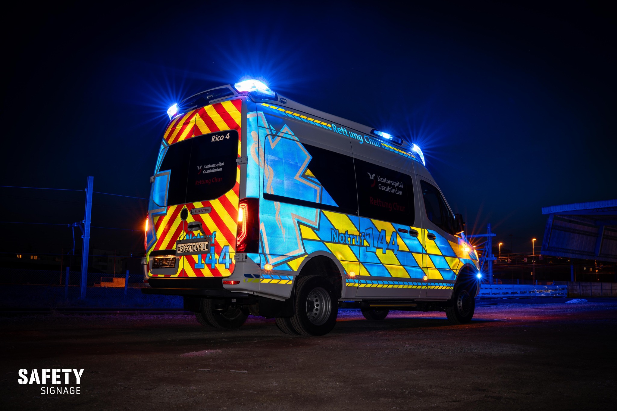 Chur GR: Rettung baut Ambulanzflotte mit maximal sichtbaren Fahrzeugen aus