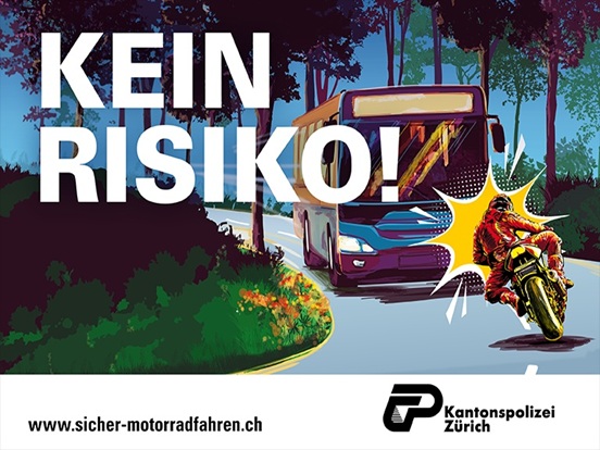 Kapo Zürich: Mehr Motorradunfälle – Kapo mahnt zu Vorsicht und Schutzkleidung