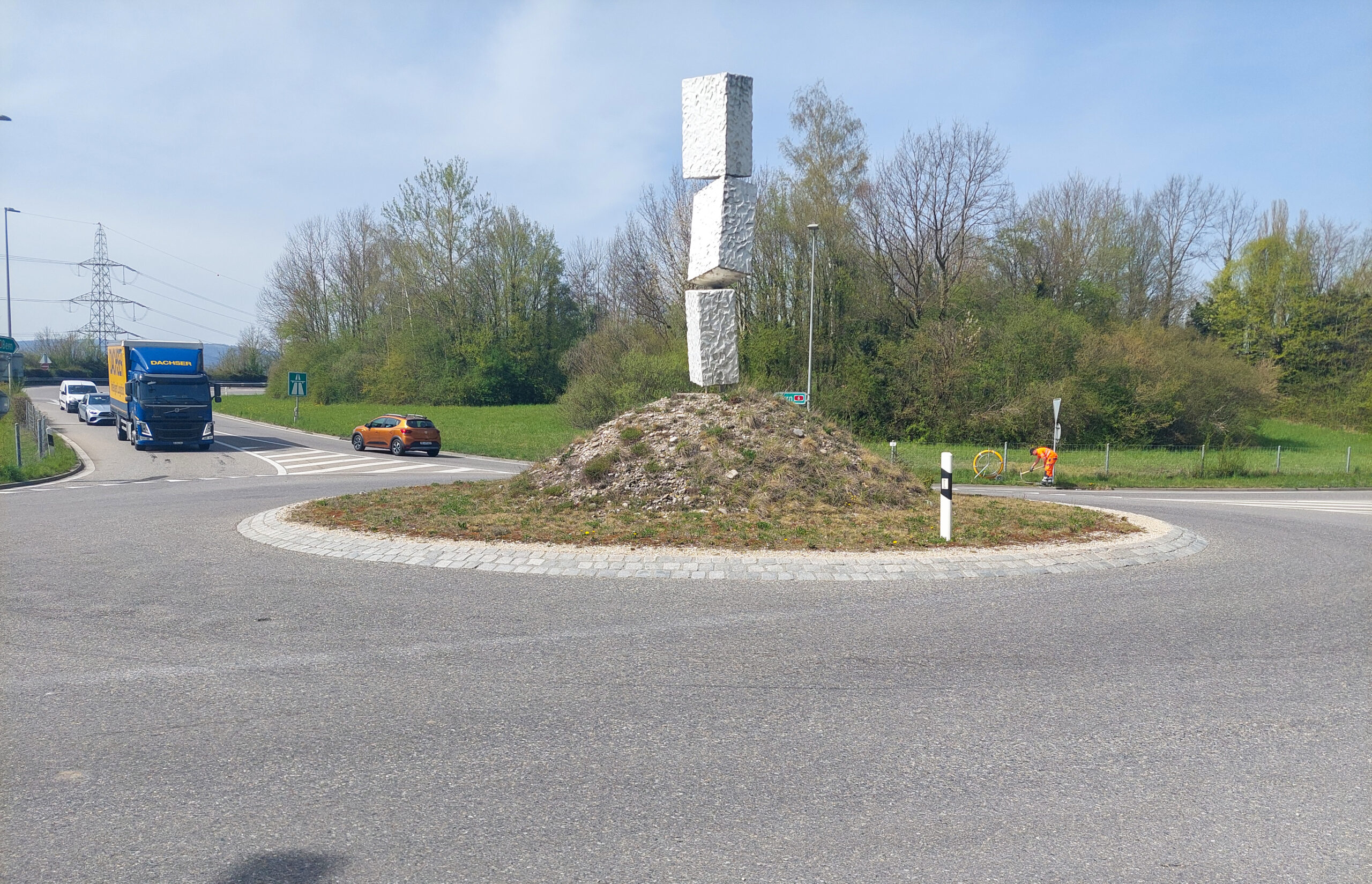 Lyss BE: Spur gesperrt und Nachtsperrung auf der A6 wegen neuen Markierungen