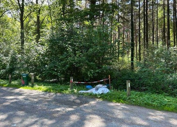 Ribbesbüttel, Niedersachsen: Tierkadaver illegal auf Waldparkplatz entsorgt