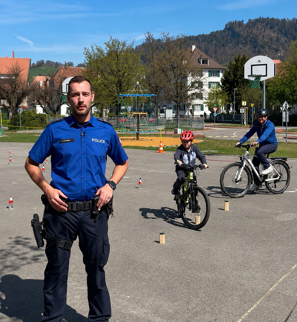 Bern BE: Kantonspolizei lädt zum Tag des offenen Verkehrsgartens ein (Video)