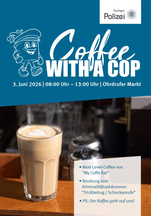 Ohrdruf, Thüringen: Kaffee mit der Polizei – Beamte laden zum Bürgergespräch ein