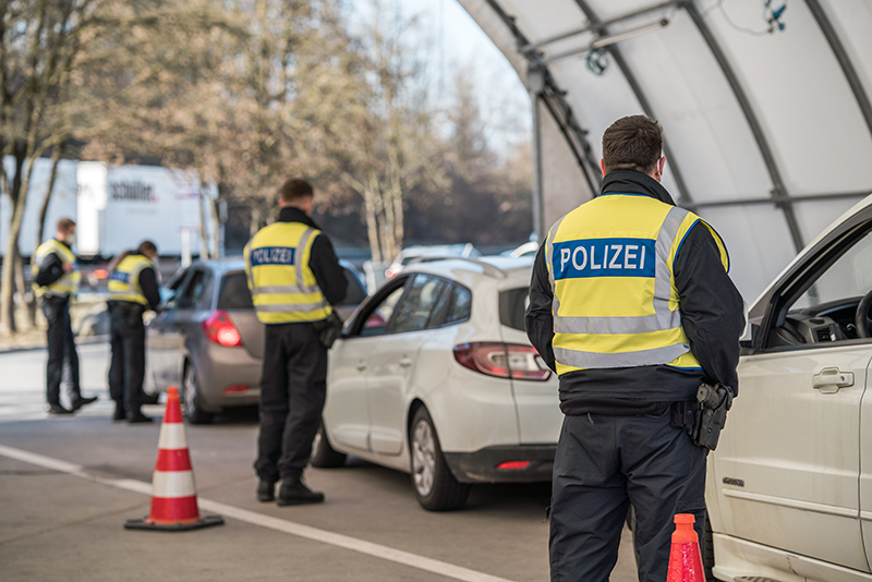 Ludwigsdorf, Sachsen: Grenzkontrolle stoppt Fahrer