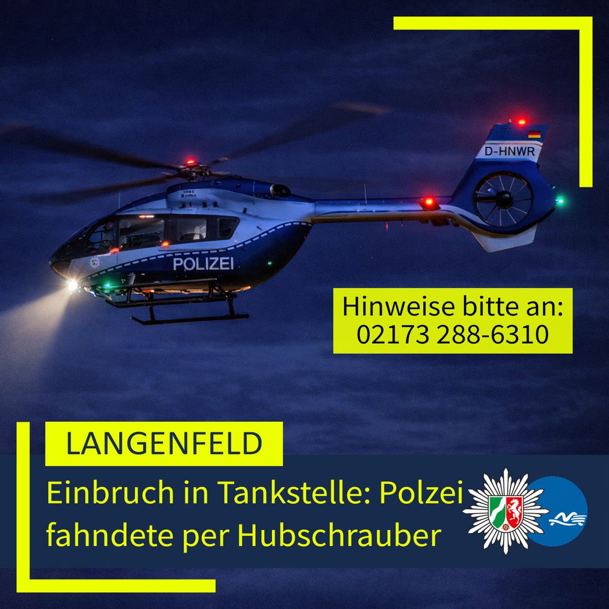 Langenfeld, Nordrhein-Westfalen: Tankstellen-Einbr