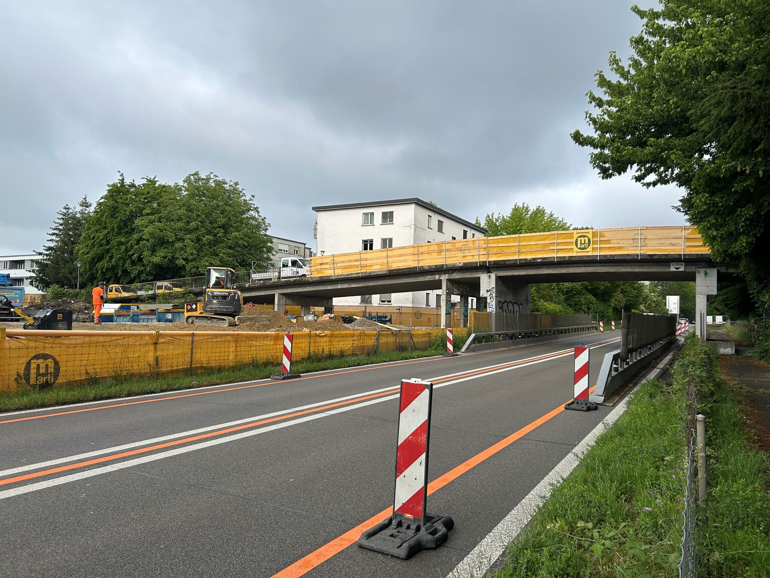 Brügg BE: Nächtliche Sperrungen wegen Brückenabbru