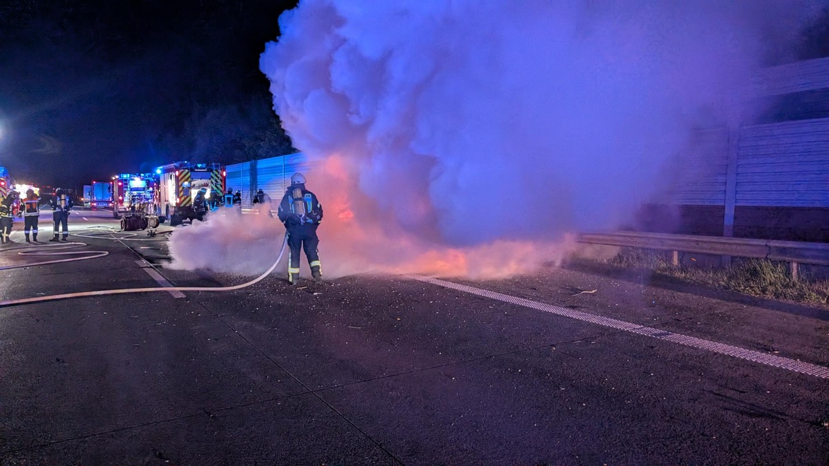 Elsdorf, Niedersachsen: Schwerer Unfall auf A1 – A