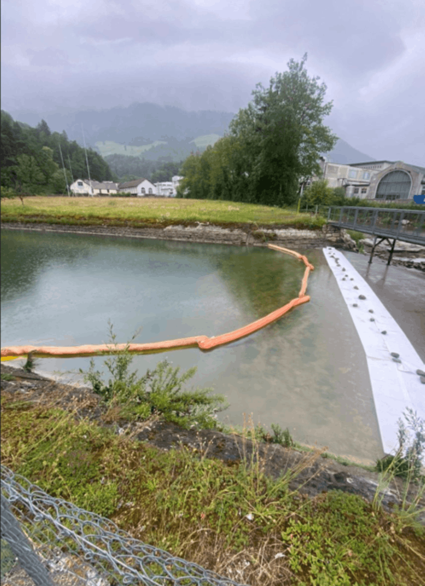 Broc FR: Hydrauliköl verschmutzt Fluss und Greyerzersee – Po