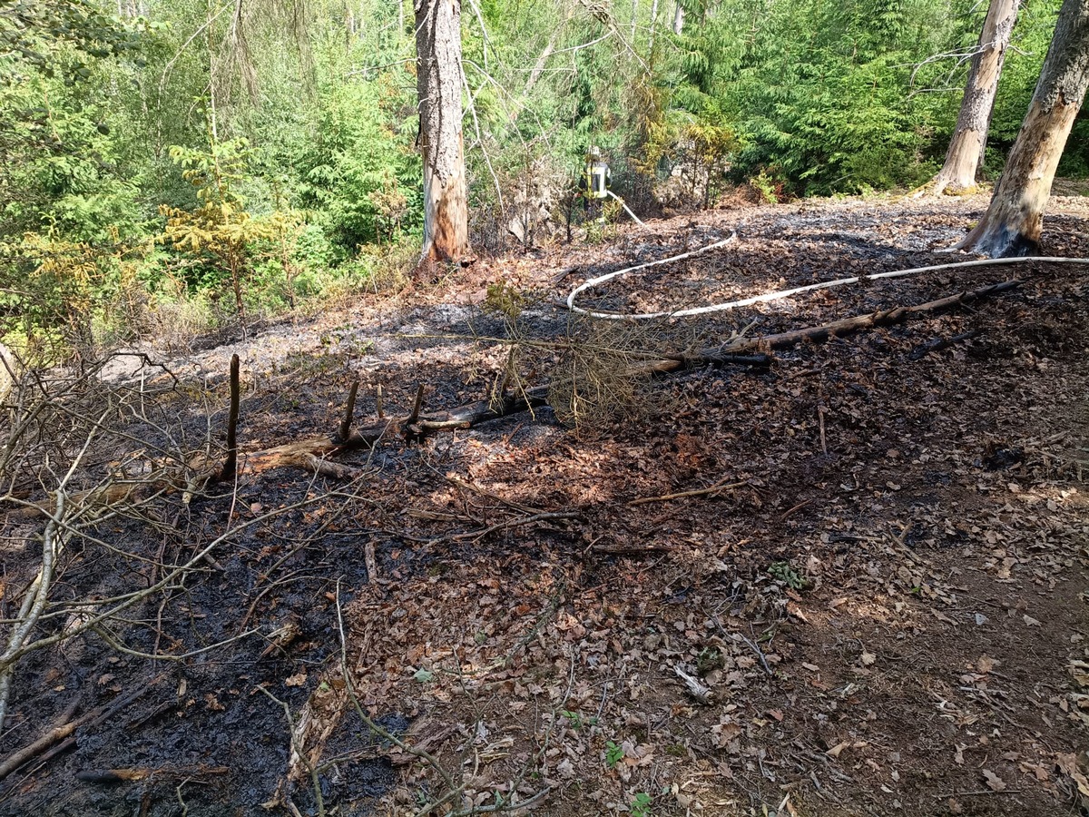 Heimbach, Nordrhein-Westfalen: Feuerwehr löscht 100 Quadratm