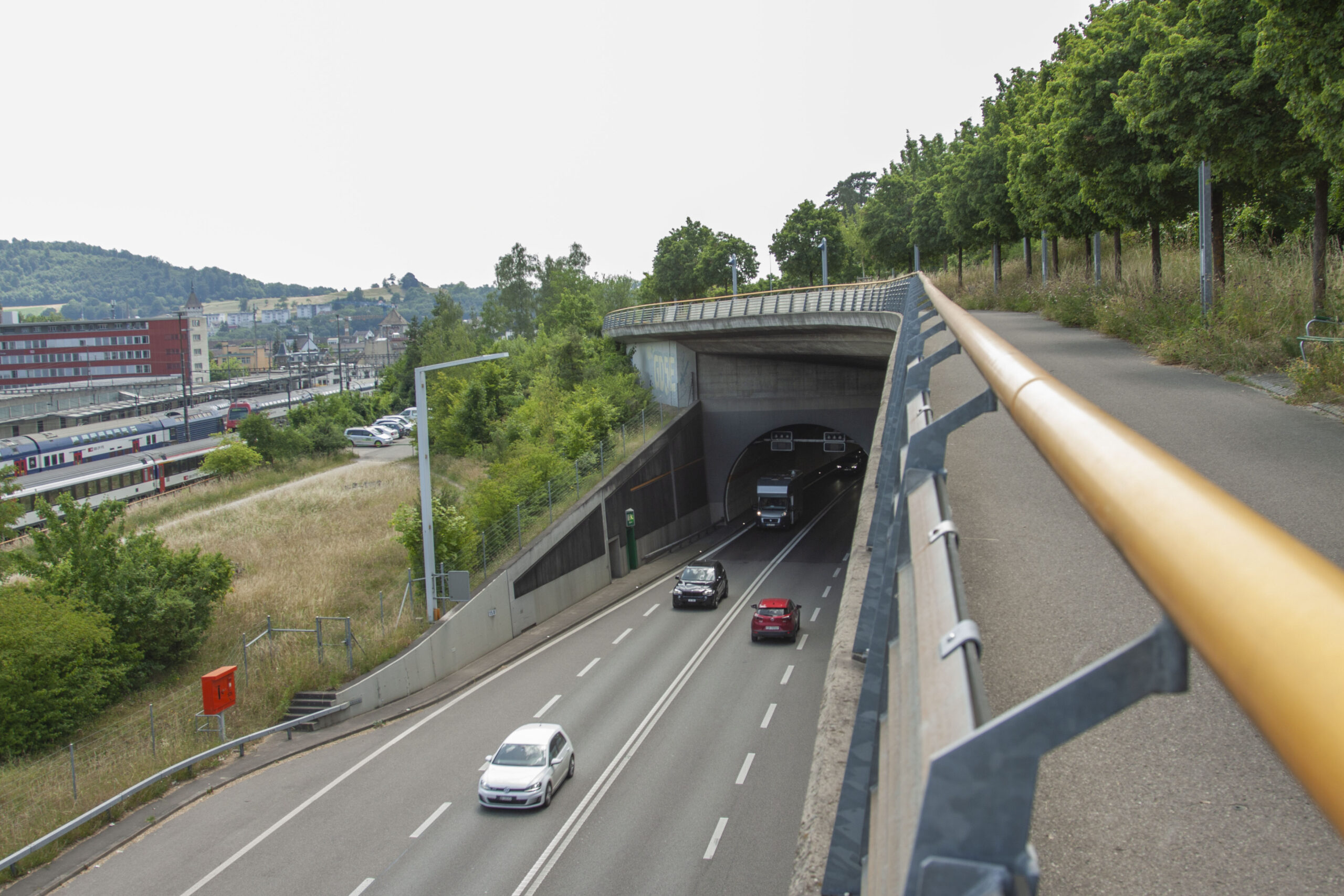 Schaffhausen SH: ASTRA baut Sicherheitsstollen beim Fäsensta